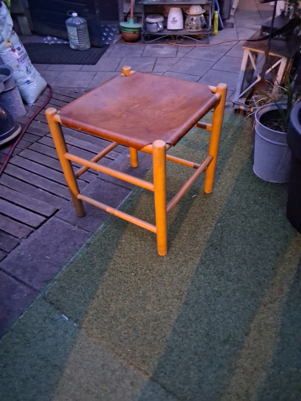 mooi en leuk design krukje (zie omschrijving), Ophalen of Verzenden, Overige typen, Minder dan 2 meter