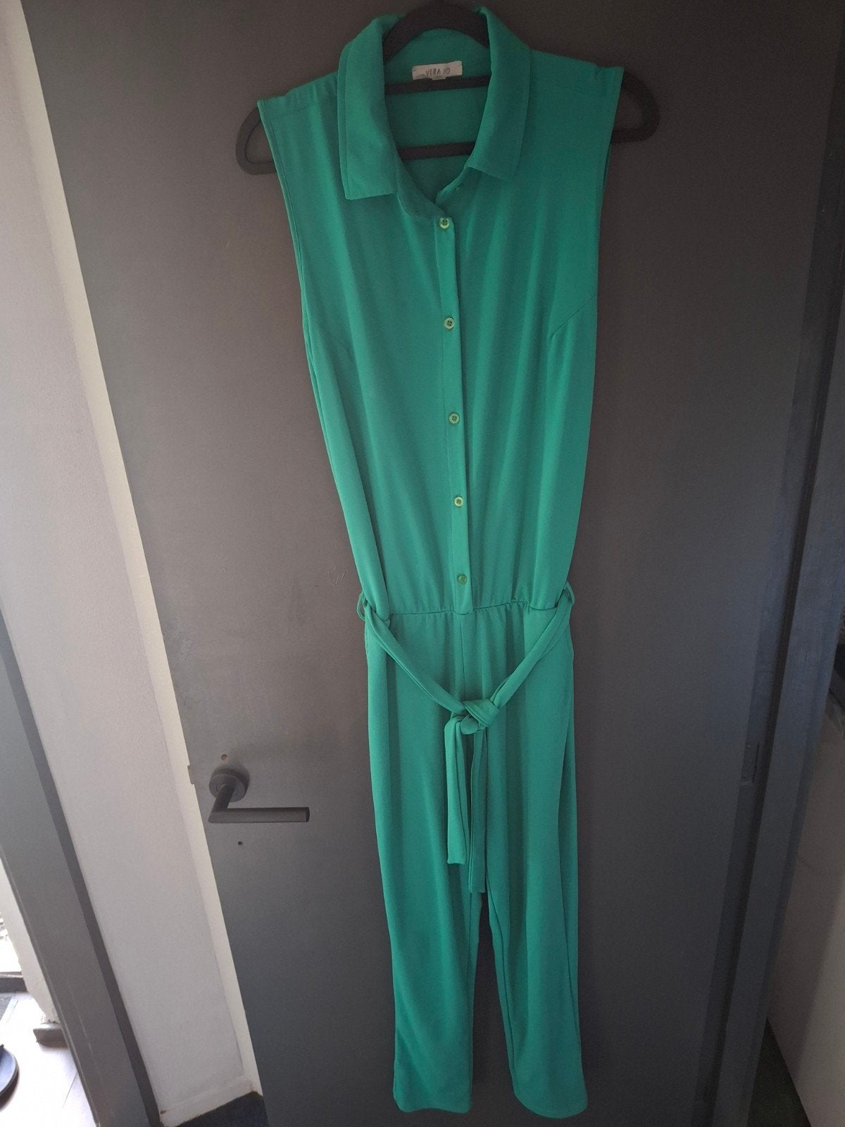 Jumpsuit/ travelstof, Kleding | Dames, Jumpsuits, Ophalen of Verzenden, Zo goed als nieuw, Zwart