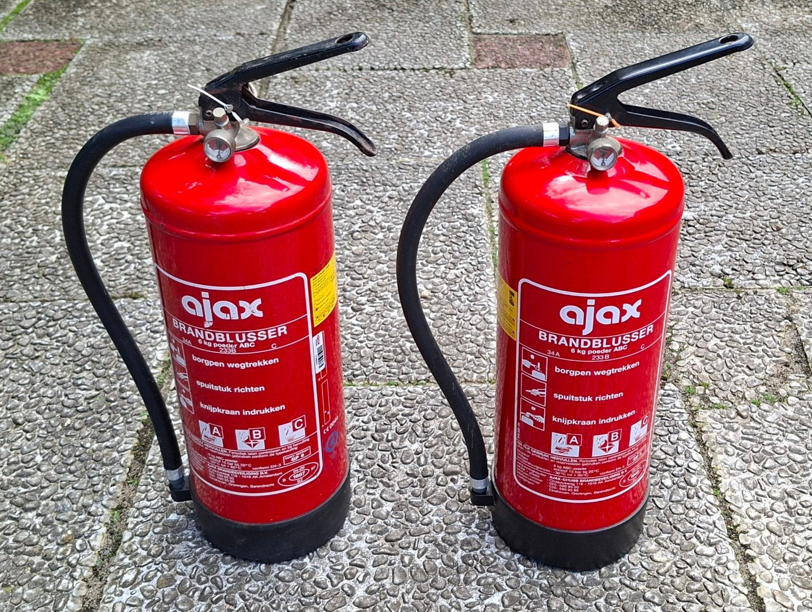 Brandblussers voor creatieve projecten 6 kg poeder ABC, Ophalen