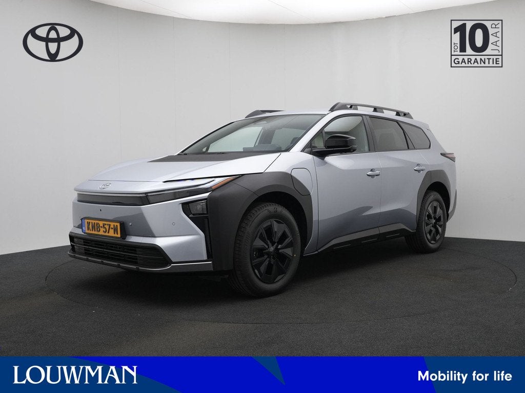 Toyota bZ4X Touring Dynamic 227pk /75 kWh/ wltp 591 km EV-De, Auto's, Toyota, 12 maanden, Stof, 227 pk, Zwart
