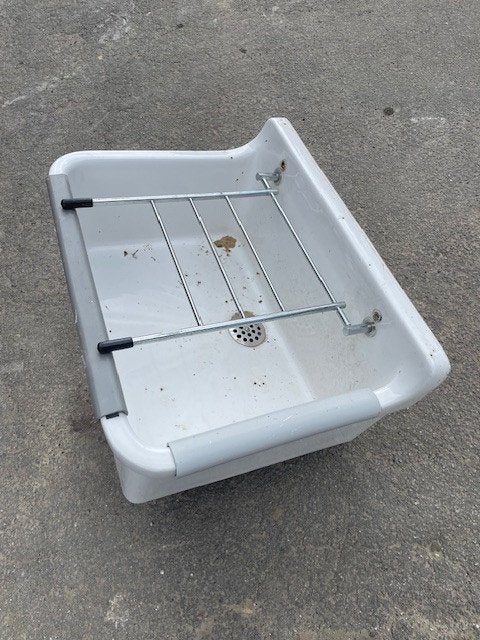 Buitenspoelbak groot, Ophalen, Gebruikt