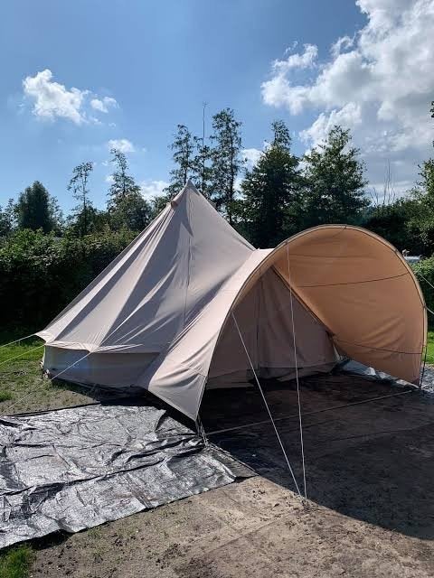 Sahara 500 Belltent Deluxe met luivel en binnentent, Ophalen of Verzenden, Zo goed als nieuw, Meer dan 6