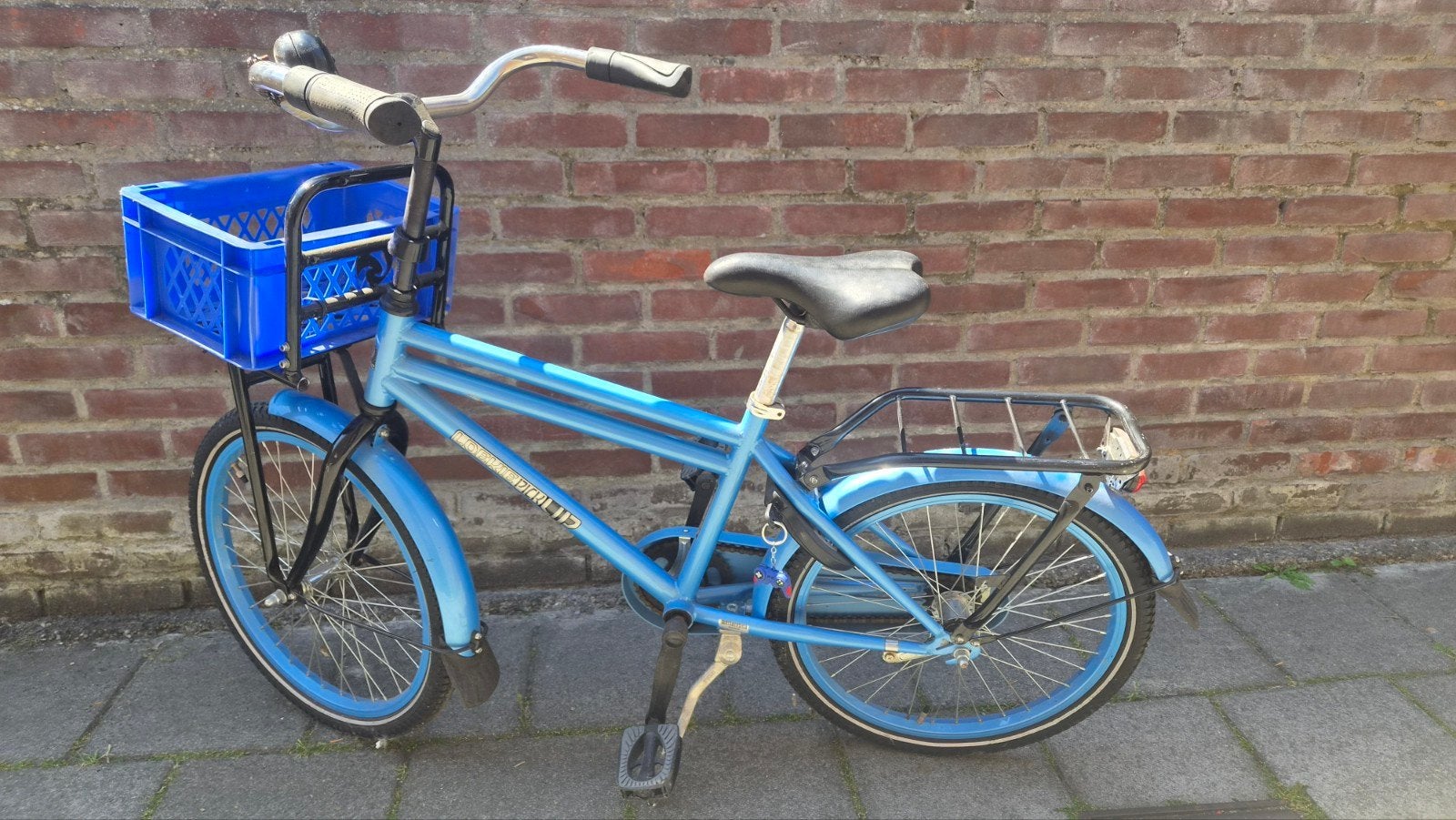 Loekie Pick-Up fiets 20inch - Blauw, Fietsen en Brommers, Fietsen | Kinderfietsjes, Zo goed als nieuw, Ophalen, Overige merken