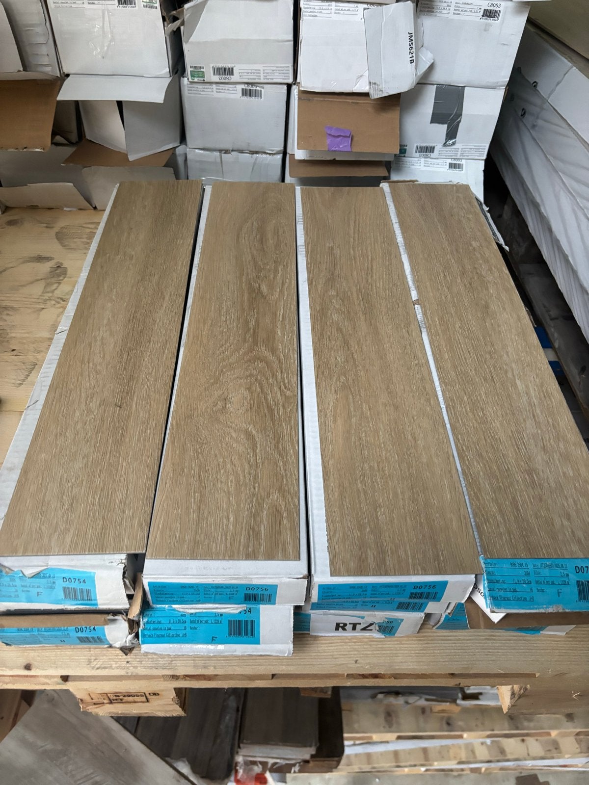 PVC Visgraat Vloer Eiken - 13m², Ophalen, Kunststof, 50 tot 150 cm, Overige typen