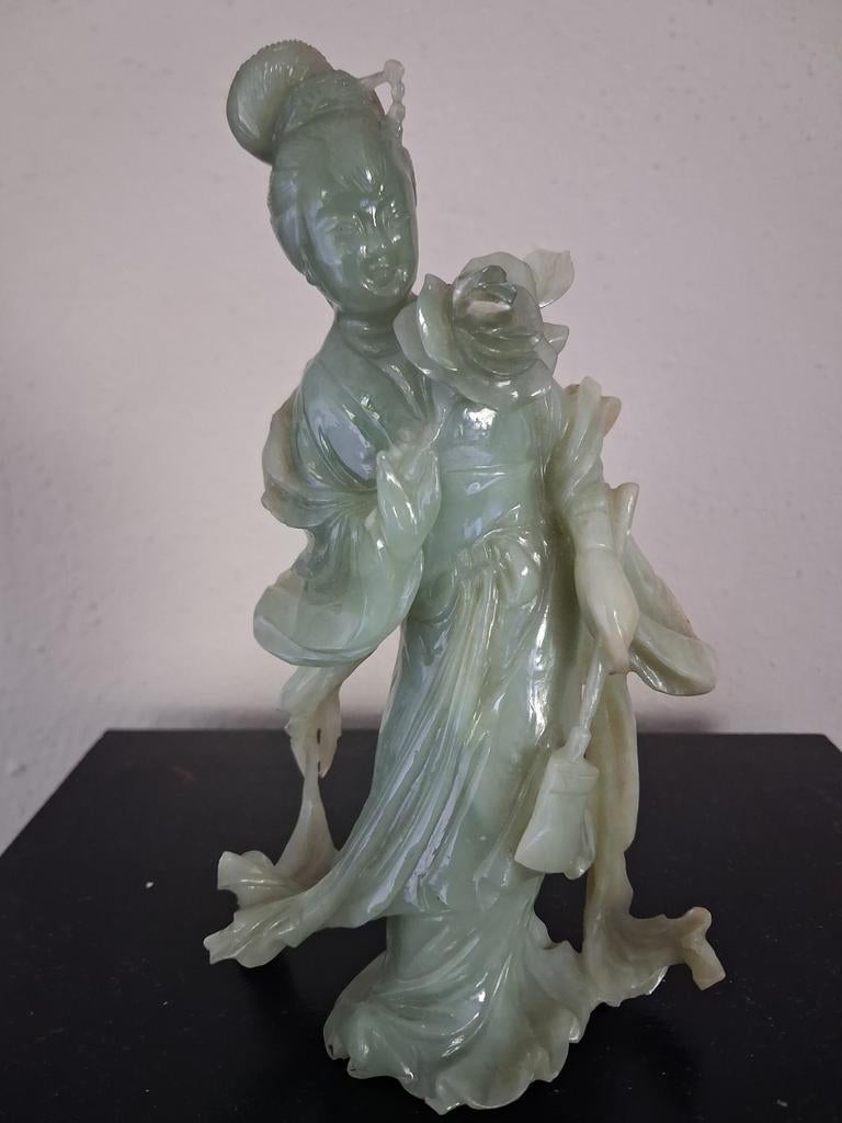Beeldje van Jade, Ophalen of Verzenden, Zo goed als nieuw, Mens