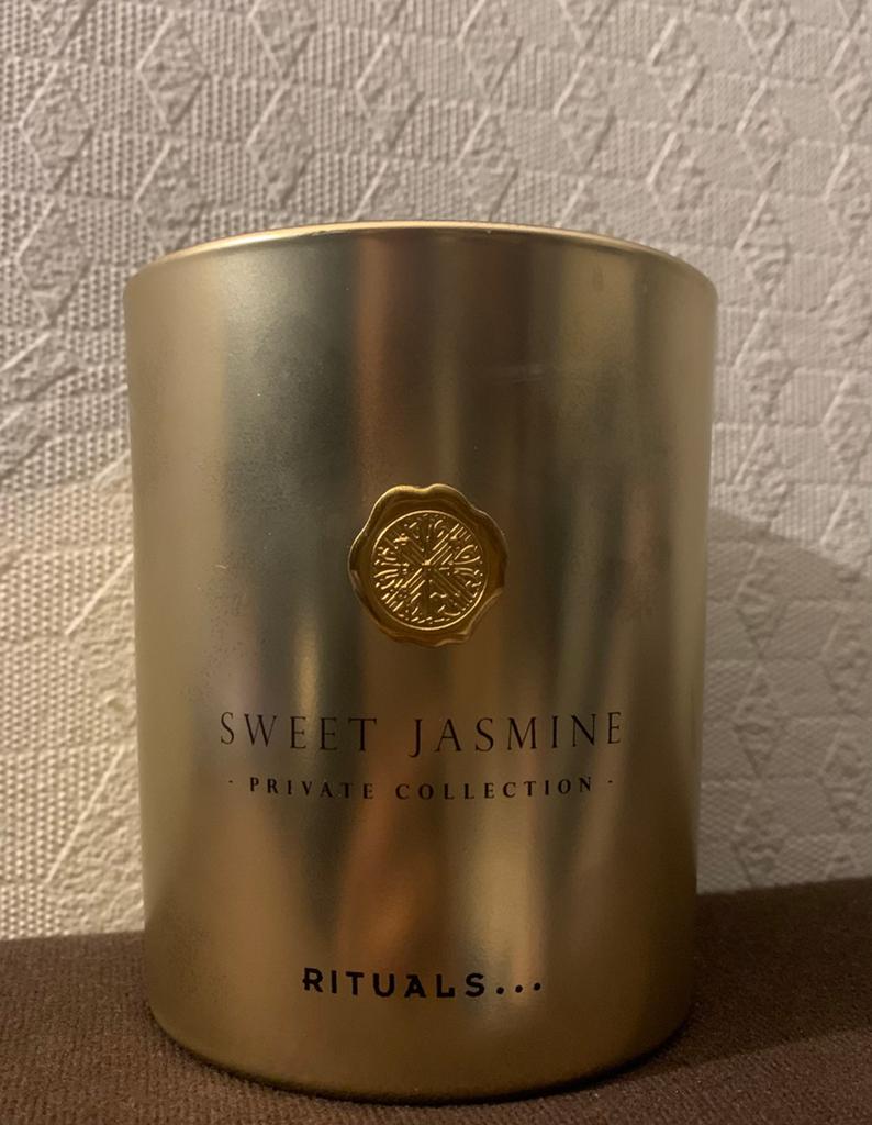 Rituals Sweet Jasmine lege goude kaarshouder, Huis en Inrichting, Woonaccessoires | Kandelaars en Kaarsen, Gebruikt, Kandelaar