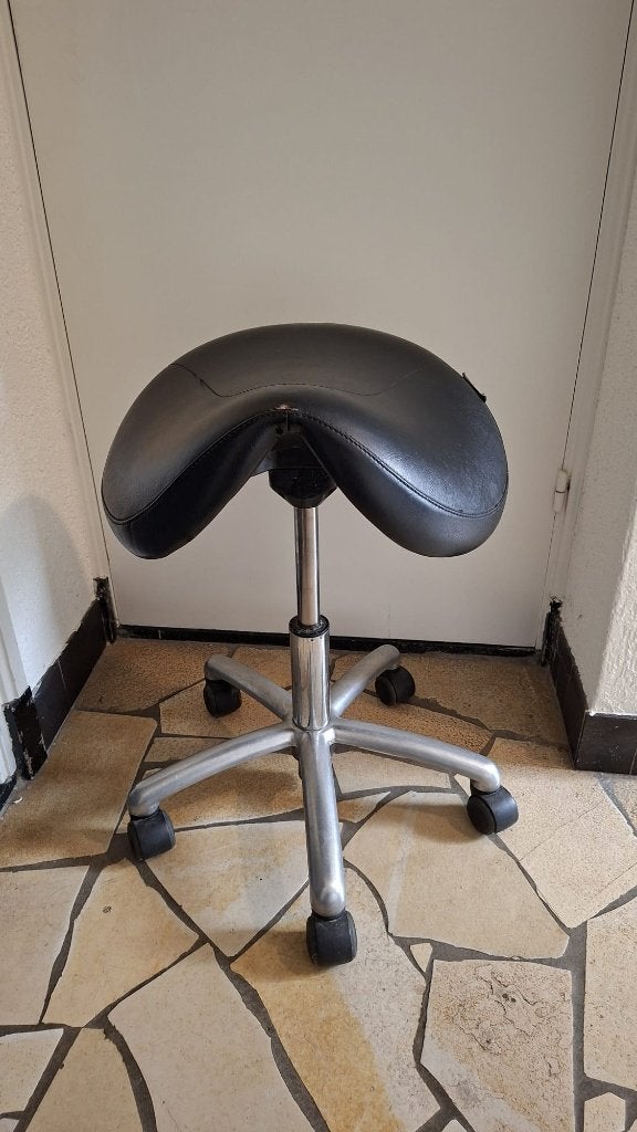 Zadelkruk zwart, Huis en Inrichting, Ophalen, In hoogte verstelbaar, Gebruikt, Overige materialen