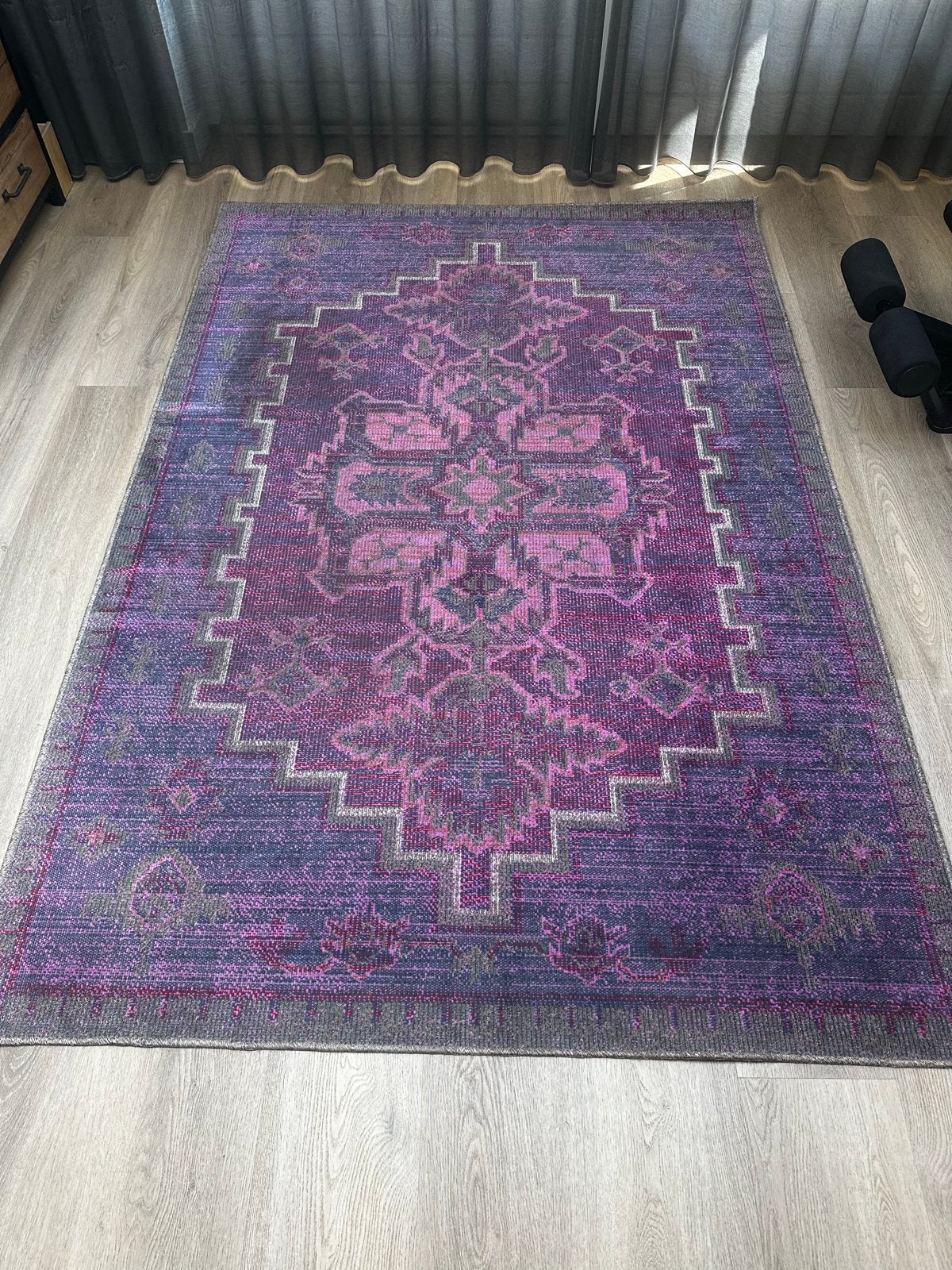 Groot vloerkleed 160x230 cm, Ophalen, Gebruikt, Paars, 150 tot 200 cm