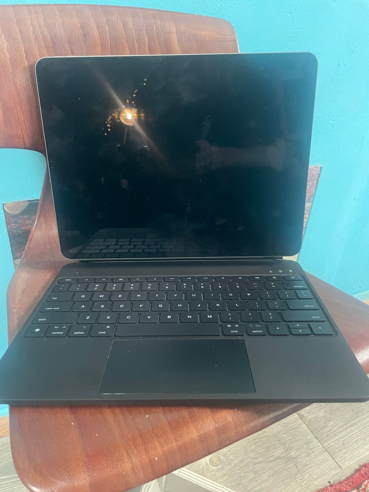 iPad Pro 12,9 inch M1 256 GB + toetsenbord + standaard, Computers en Software, Chromebooks, 13 inch, 8 GB, Ophalen of Verzenden