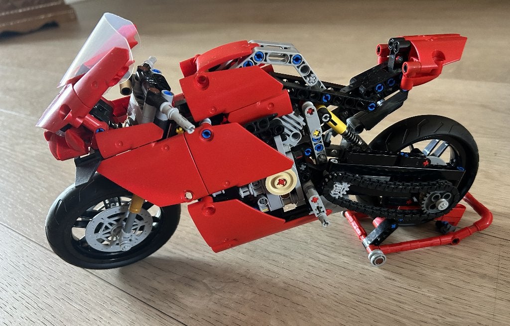 Lego Technic 42107 – Ducati Panigale V4 R, Inclusief instructies, Lego, Ophalen of Verzenden, Zo goed als nieuw