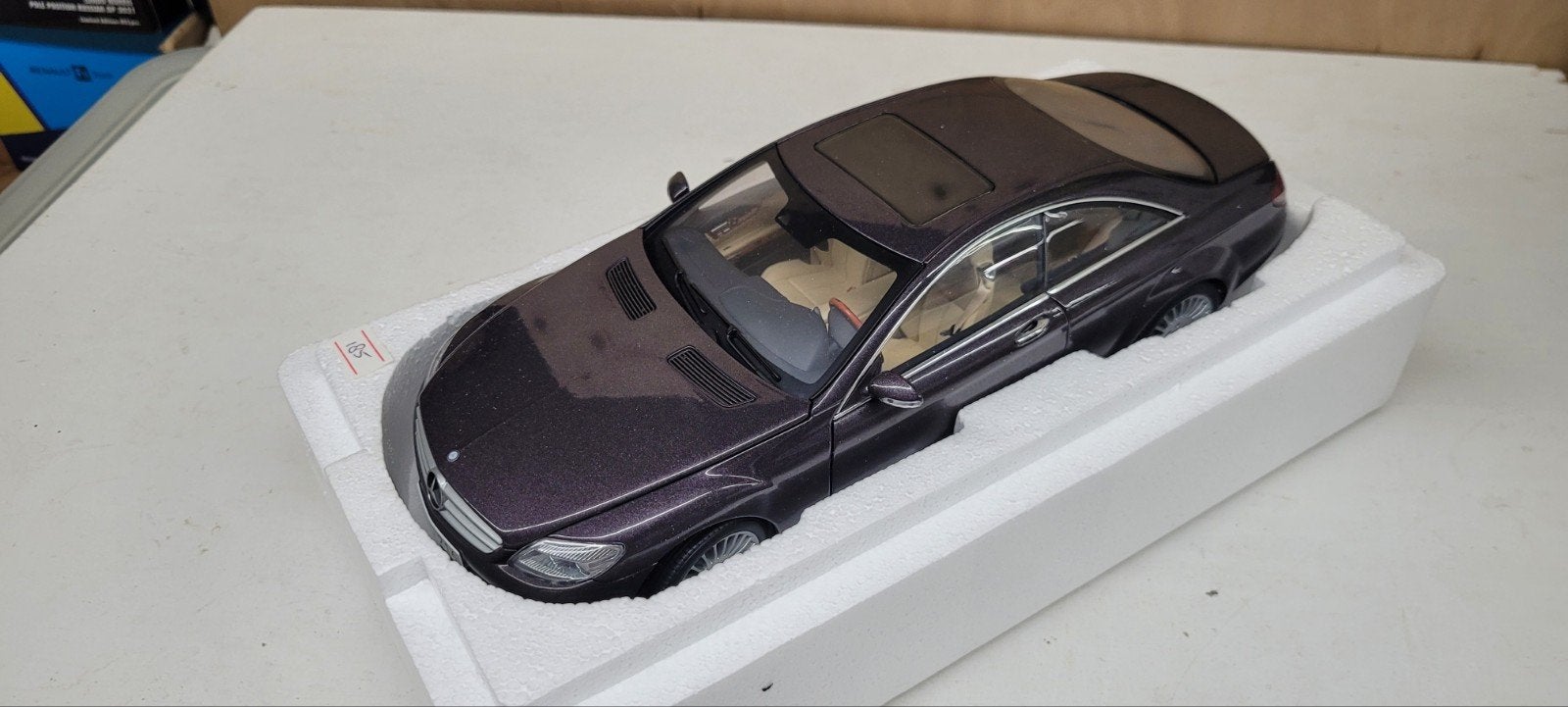 autoart Mercedes CL C216 bornit metallic, Ophalen of Verzenden, Zo goed als nieuw, Auto, Autoart