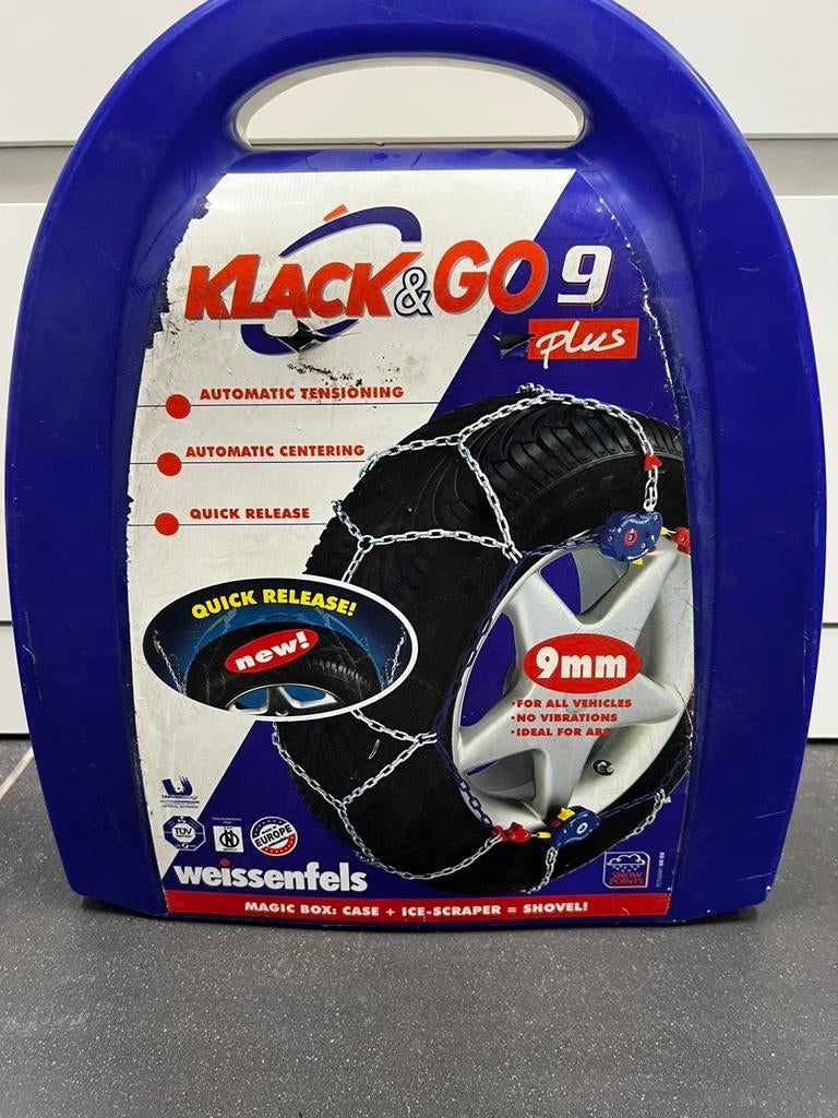 Nieuwe Klack & Go 9 plus Sneeuw kettingen maat 11, Ophalen, Nieuw