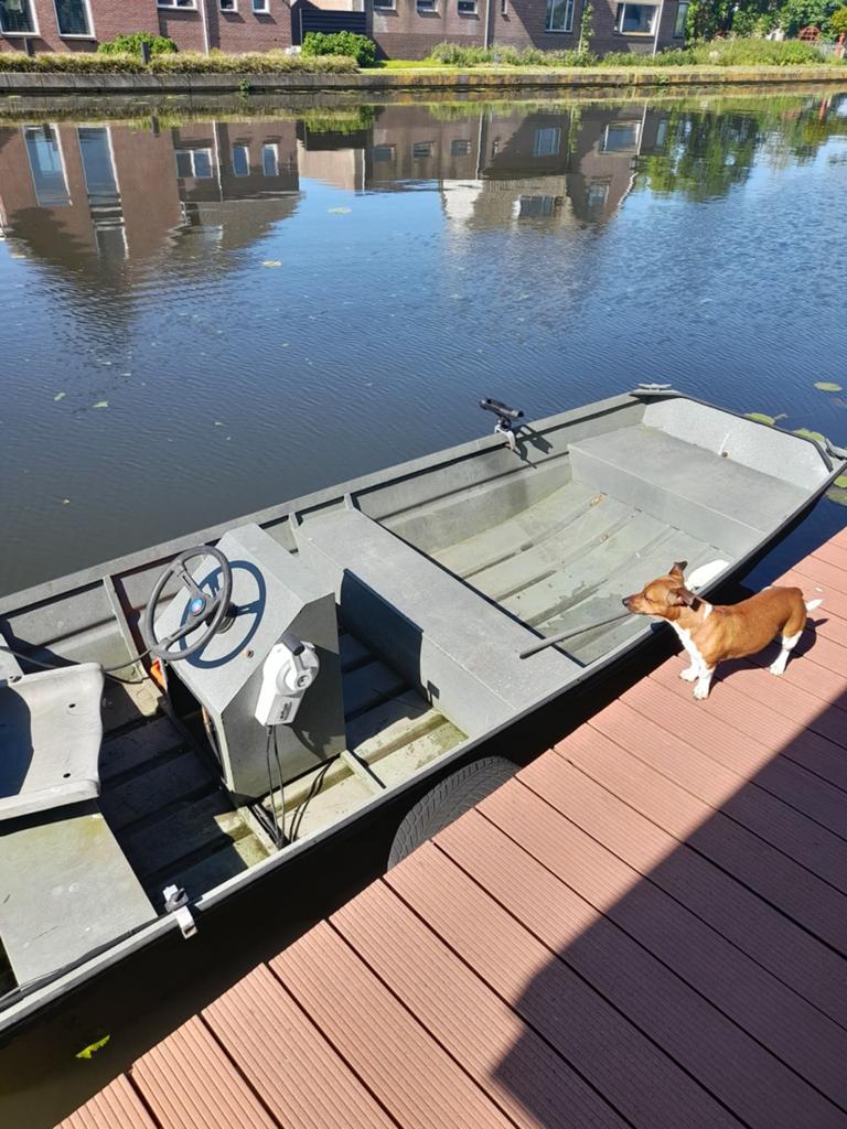 Allu Platbodem., Watersport en Boten, Platbodems, Ophalen, Aluminium