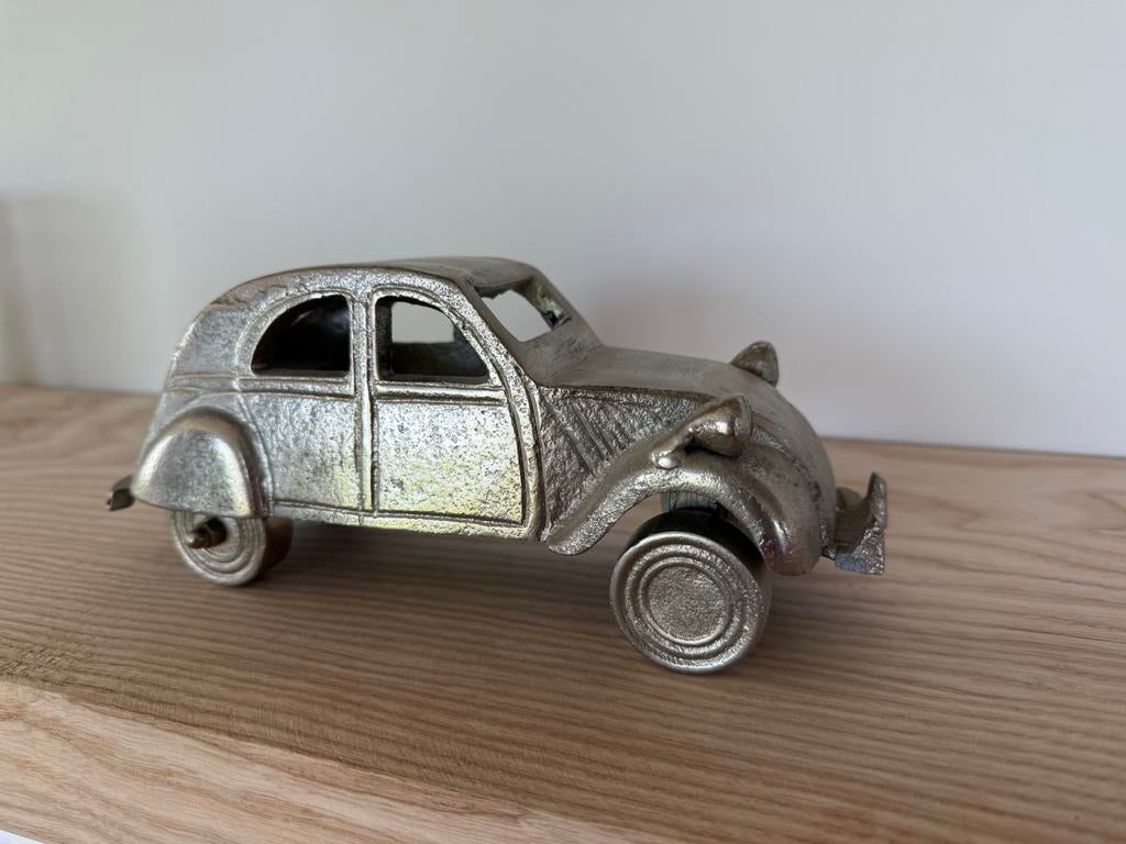 Riviera maison zilveren auto, Ophalen of Verzenden, Zo goed als nieuw, Minder dan 25 cm
