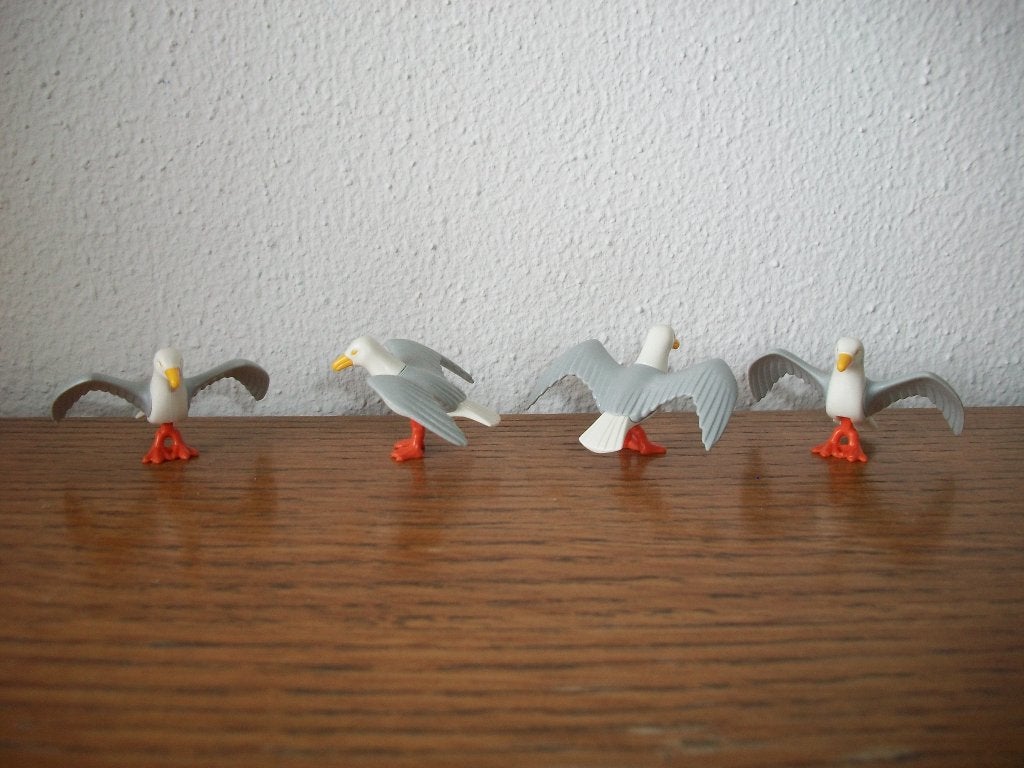Meeuw vliegend / meeuwen / dieren / vogel, Kinderen en Baby's, Speelgoed | Playmobil, Ophalen of Verzenden, Nieuw, Complete set