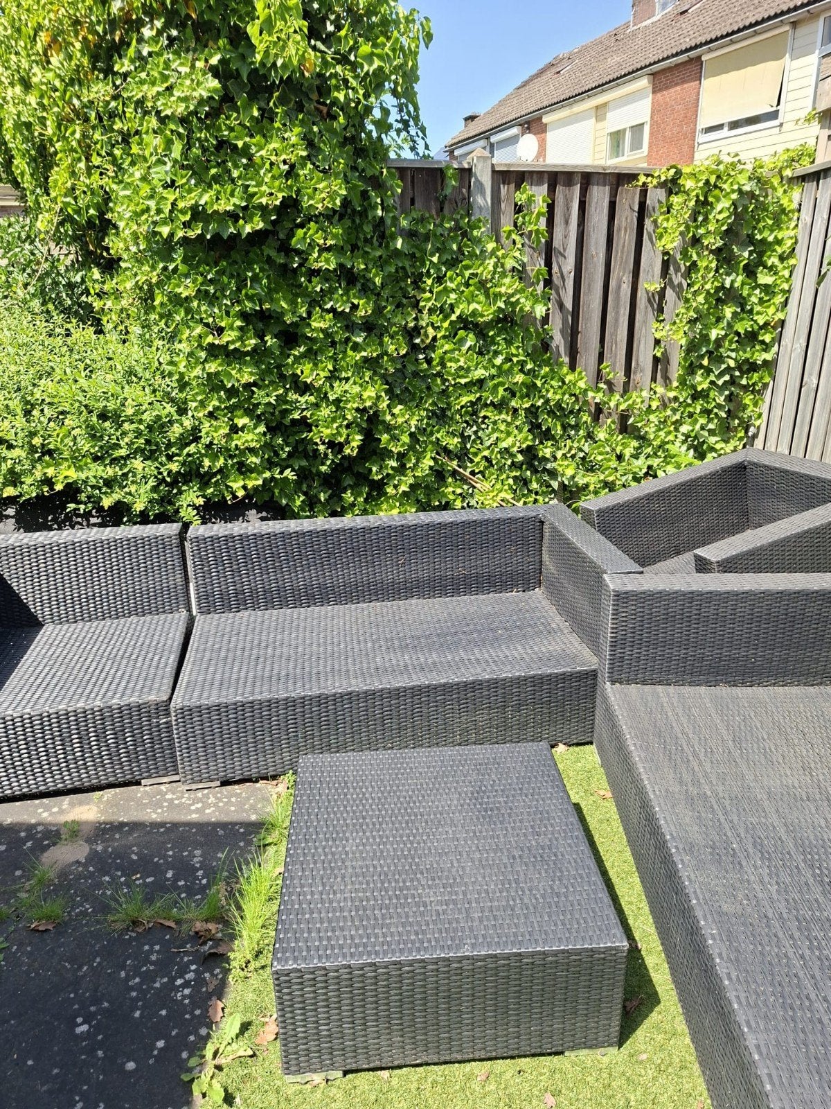 Loungeset, zonder kussens, Tuin en Terras, Ophalen, Gebruikt, Stoel