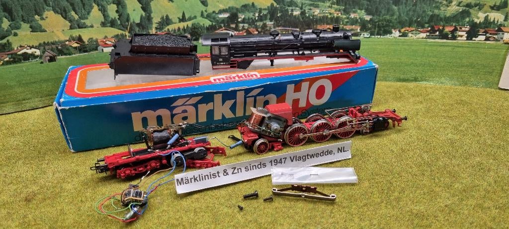 Marklin stoomlok 3085 eerst lezen !!!! & rookgenerator, Hobby en Vrije tijd, Modeltreinen | H0, Wisselstroom, Gebruikt, Locomotief
