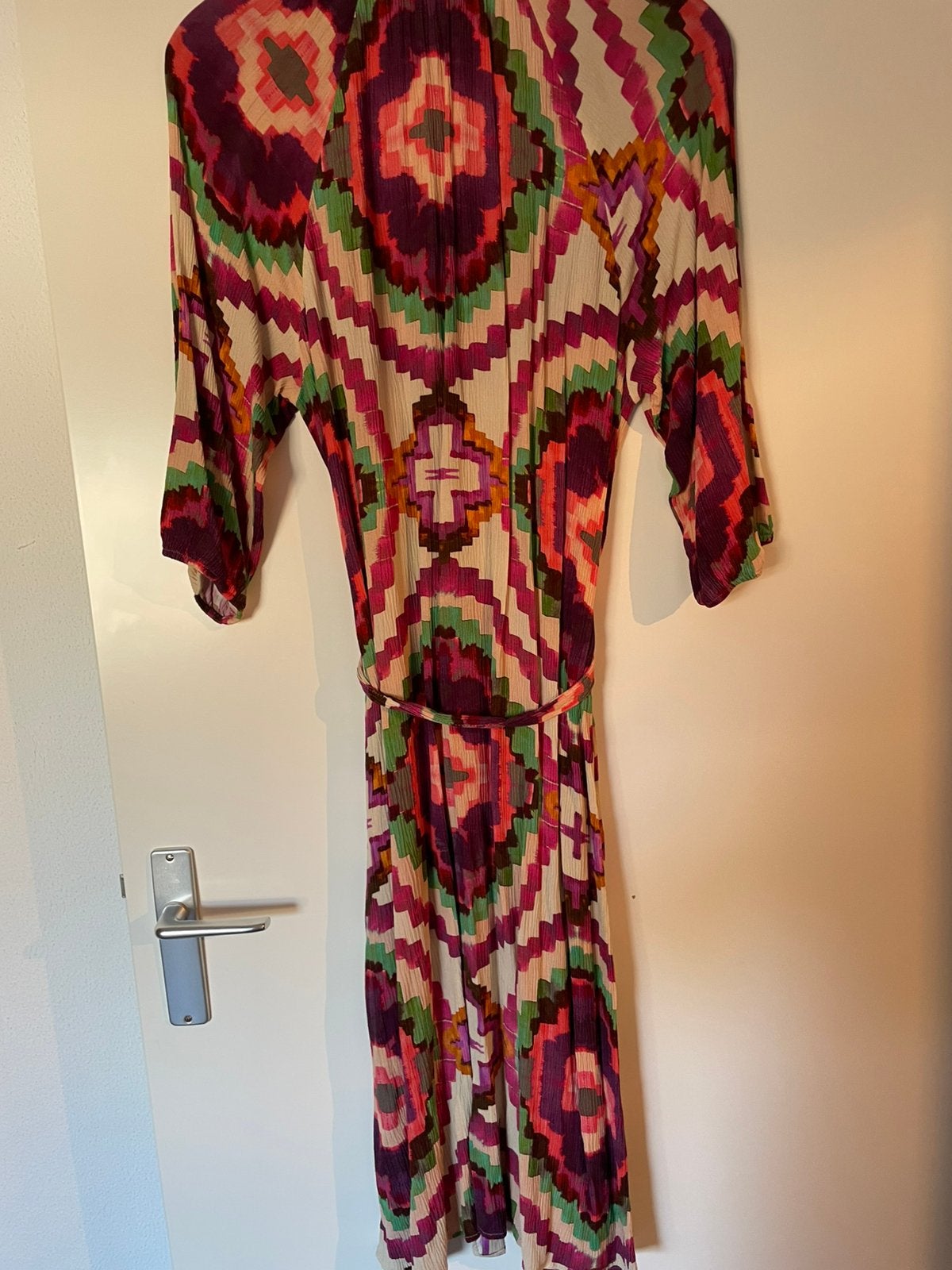 Geisha zomerjurk, Meerkleurig, Maat 42/44 (L), Ophalen of Verzenden, Zo goed als nieuw