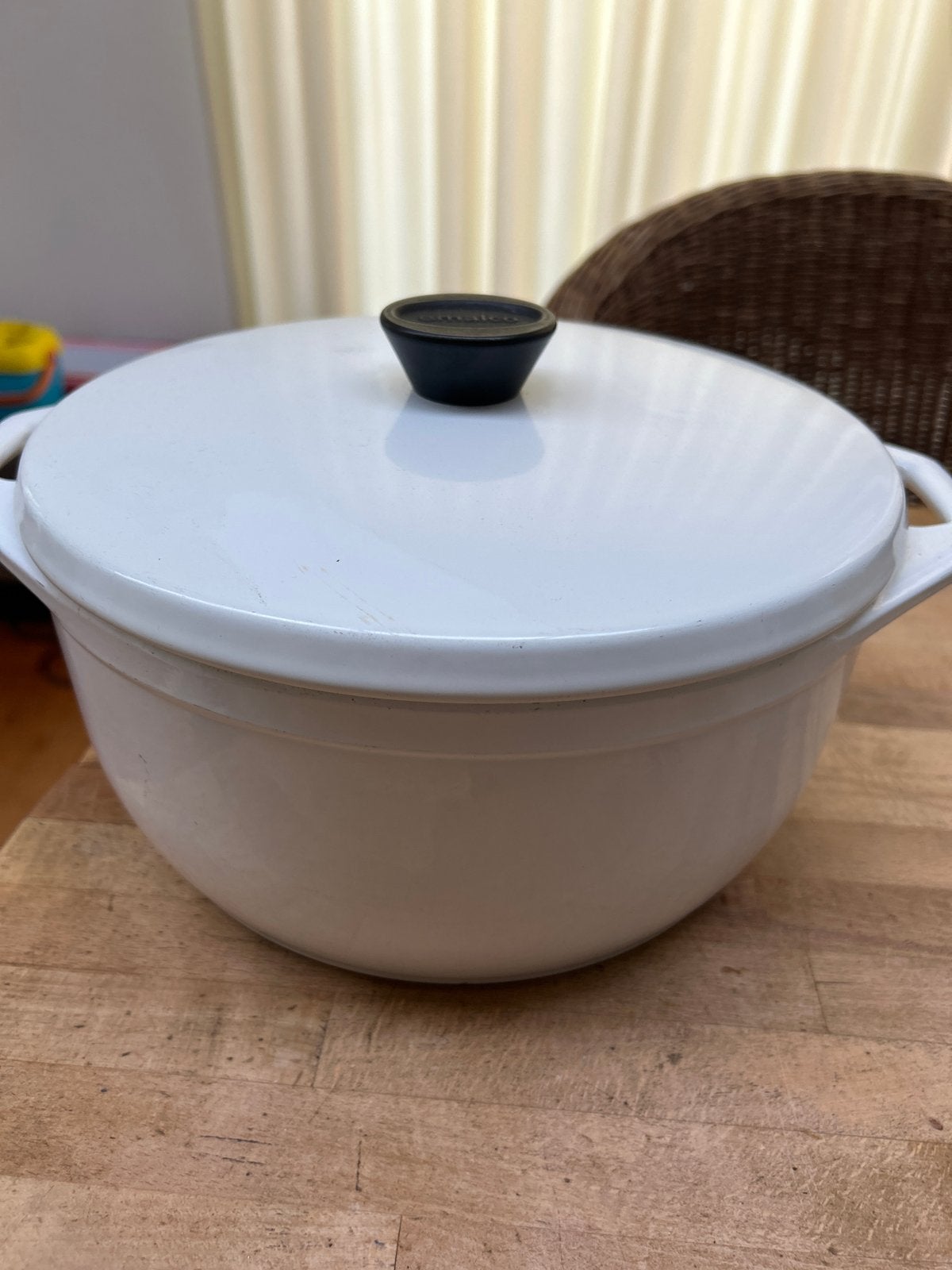 Emalco Braadpan - Zo goed als nieuw, Ophalen, Braadpan, Met deksel, Zo goed als nieuw