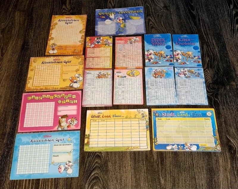 Diddl Spelblaadjes, Verzamelen, Ophalen of Verzenden, Diddl, Zo goed als nieuw, Papier, Kaart of Schrift