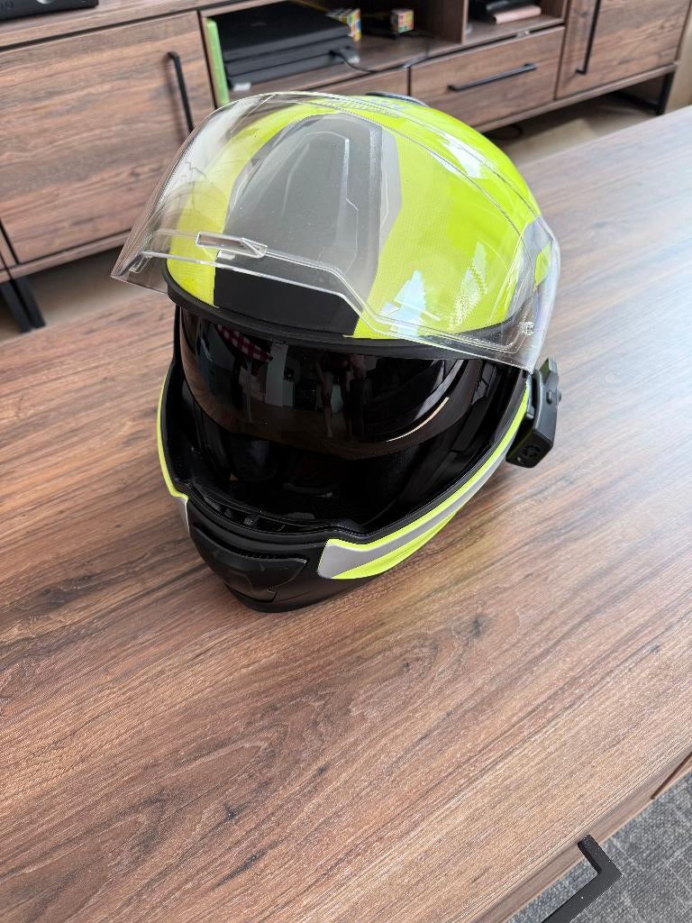 BMW SYSTEEM 7 CARBON HELM  Maat 60/61 XL, Systeemhelm, XL, Tweedehands, Ophalen