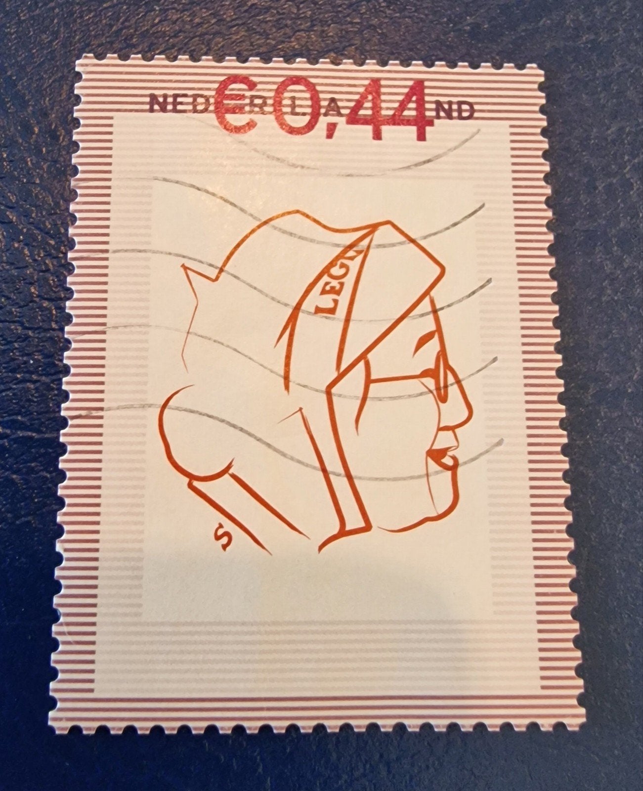 kv921 persoonlijke postzegel €0,44 - leger des heils, Postzegels en Munten, Ophalen of Verzenden, Na 1940, Gestempeld