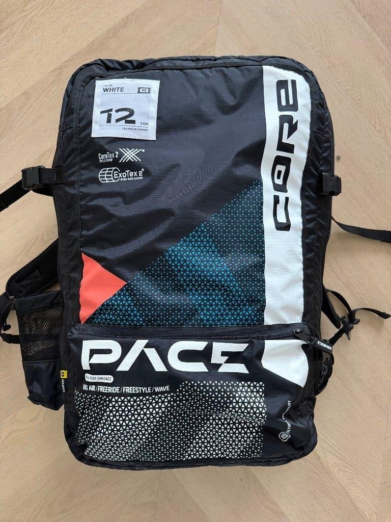 Core Pace 12 mtr plus Core Sensor 4Pro ZGAN, Watersport en Boten, Kitesurfen, Ophalen, Geen board, Zo goed als nieuw, Kite