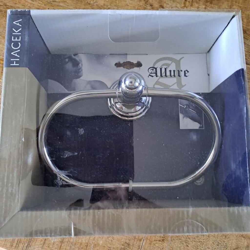 Haceka Alure handdoekring, Ophalen of Verzenden, Nieuw, Wit