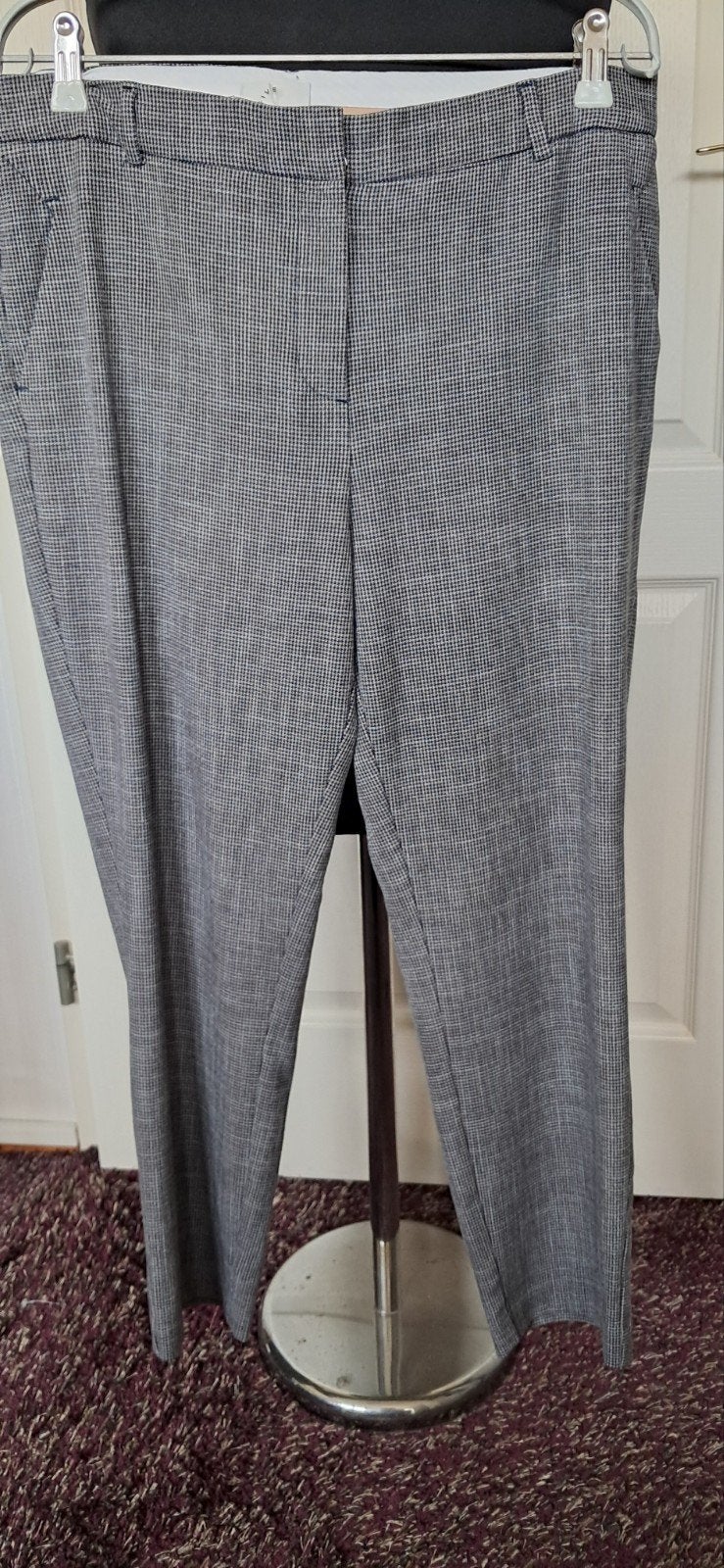 Nette broek Five Units maat 31 grijs ruitje, Maat 38/40 (M), Onbekend, Five Units, Ophalen of Verzenden