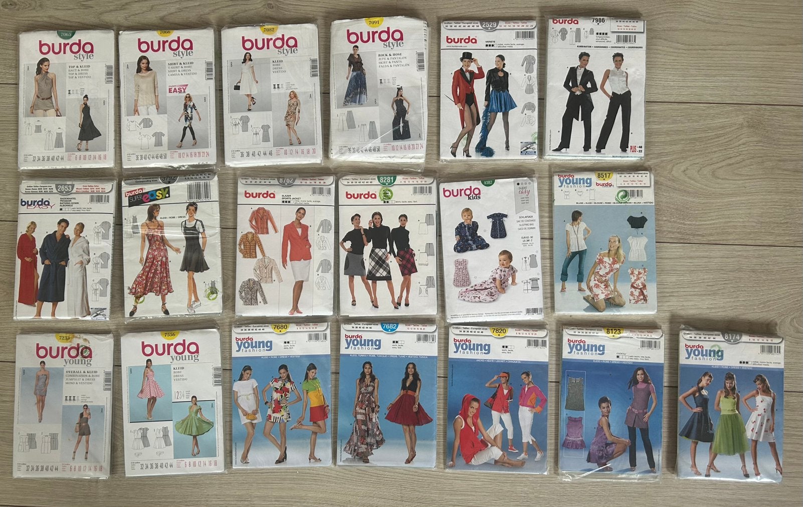 Diverse Burda naaipatronen, Ophalen of Verzenden, Zo goed als nieuw, Vrouw, Burda