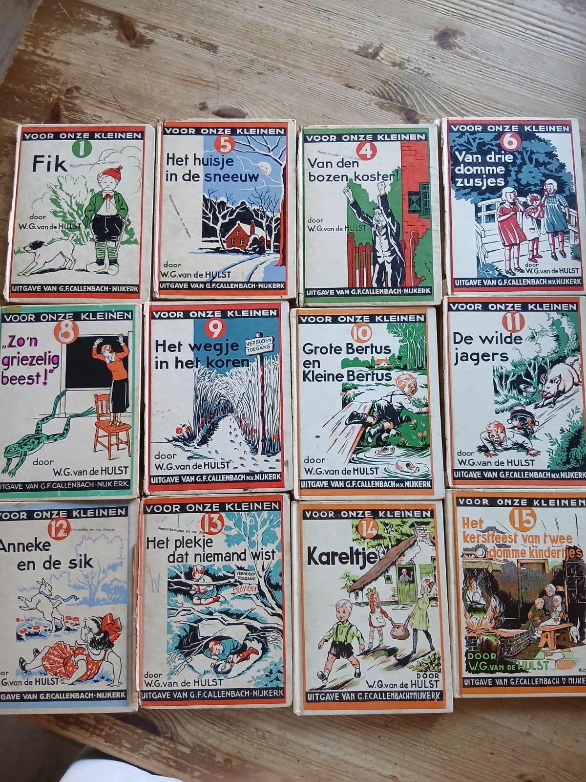 W.G. van de Hulst - Voor Onze Kleinen (12 delen), Ophalen of Verzenden, Gelezen, W.G. van de Hulst, Fictie algemeen