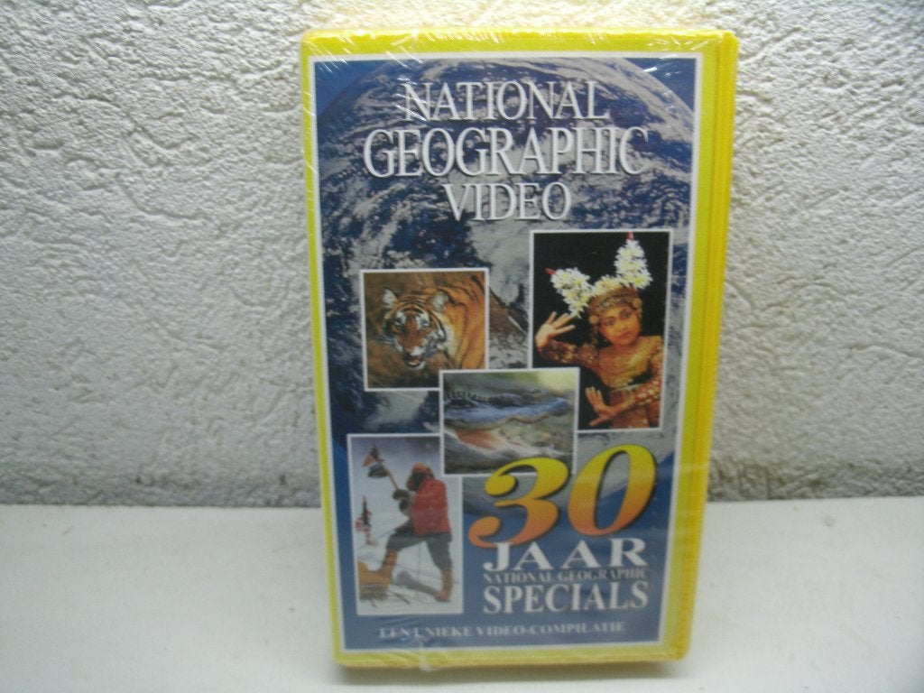 vhs 35b nat. geographic 30 jaar specials, Cd's en Dvd's, VHS | Film, Alle leeftijden, Ophalen of Verzenden, Gebruikt