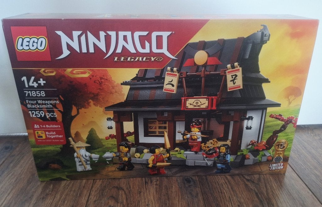 LEGO 71858 Ninjago:15-jarig Jubileum Smederij De Vier Wapens, Lego, Nieuw, Ophalen of Verzenden, Ninjago