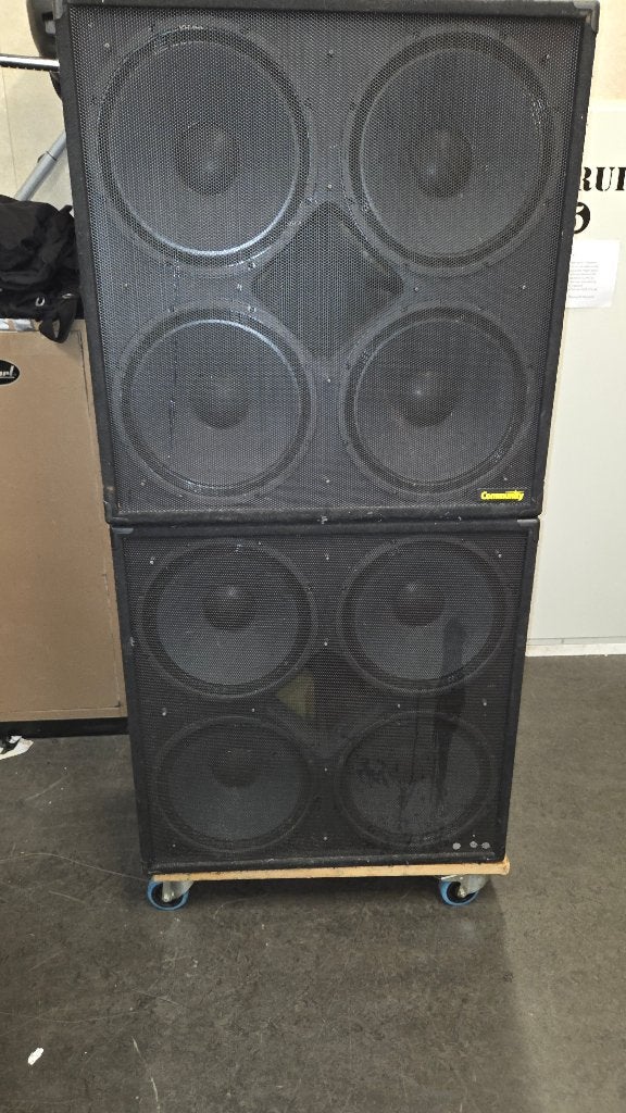 Community CSX  PA-set – 2 tops en 2 subs, Ophalen, Gebruikt, 500 tot 1000 watt, P.A.