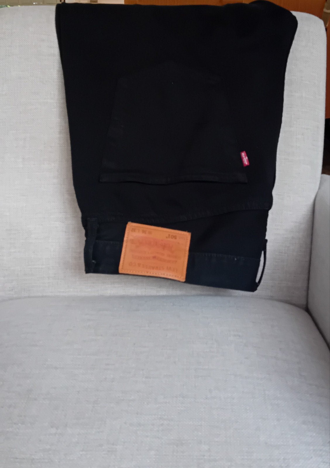 Levi's 501 Zwarte Jeans - W36, Kleding | Heren, Ophalen, W36 - W38 (confectie 52/54), Levi's, Zwart