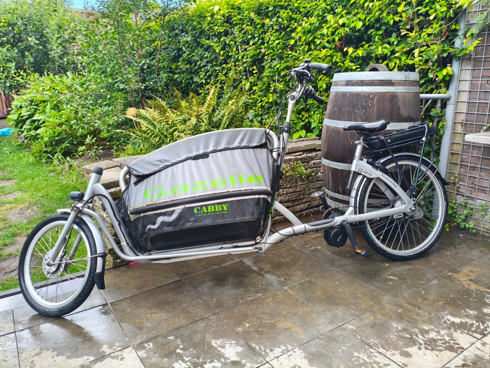 Gazelle Cabby elektrische bakfiets, Ophalen, Gebruikt, Elektrisch, 2 kinderen