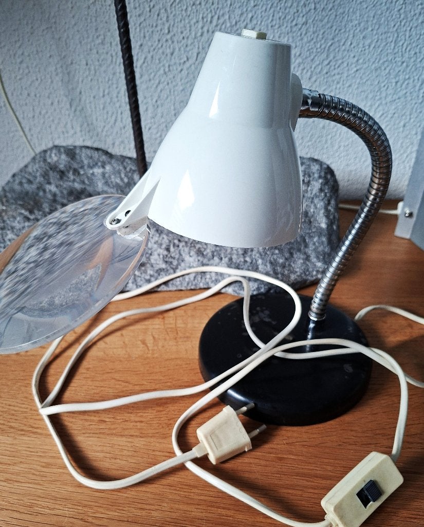'''Big Eye'' Inc. loeplamp en bureaulamp- jaren 70 (Amerika), Ophalen of Verzenden, Gebruikt, Loeplamp