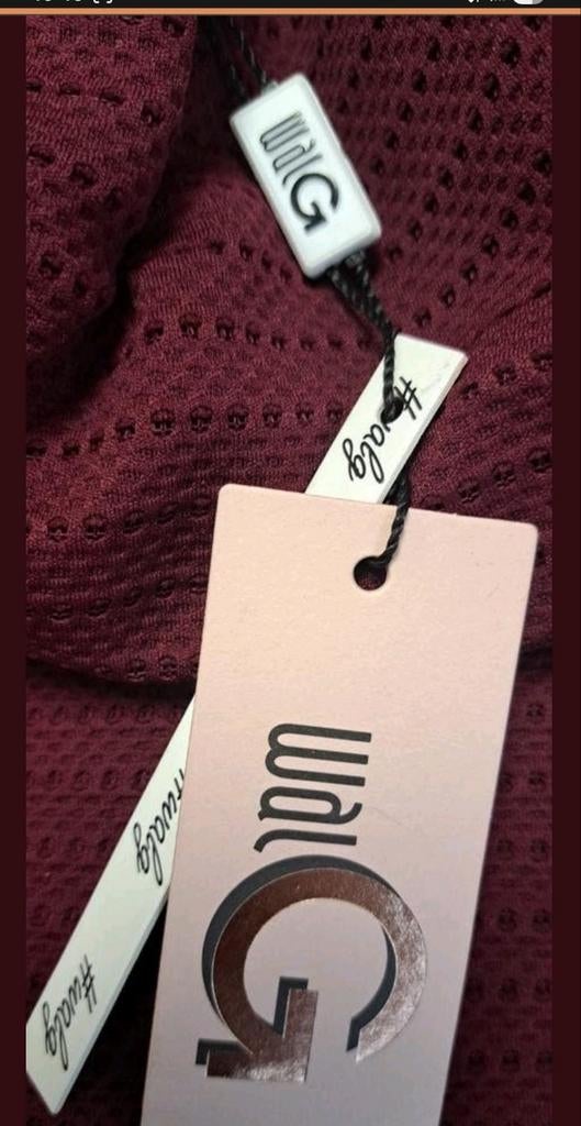 Wal G. jurk bordeaux maat 42 (L) - Nieuw met kaartjes, Kleding | Dames, -, -, Maat 42/44 (L), Nieuw