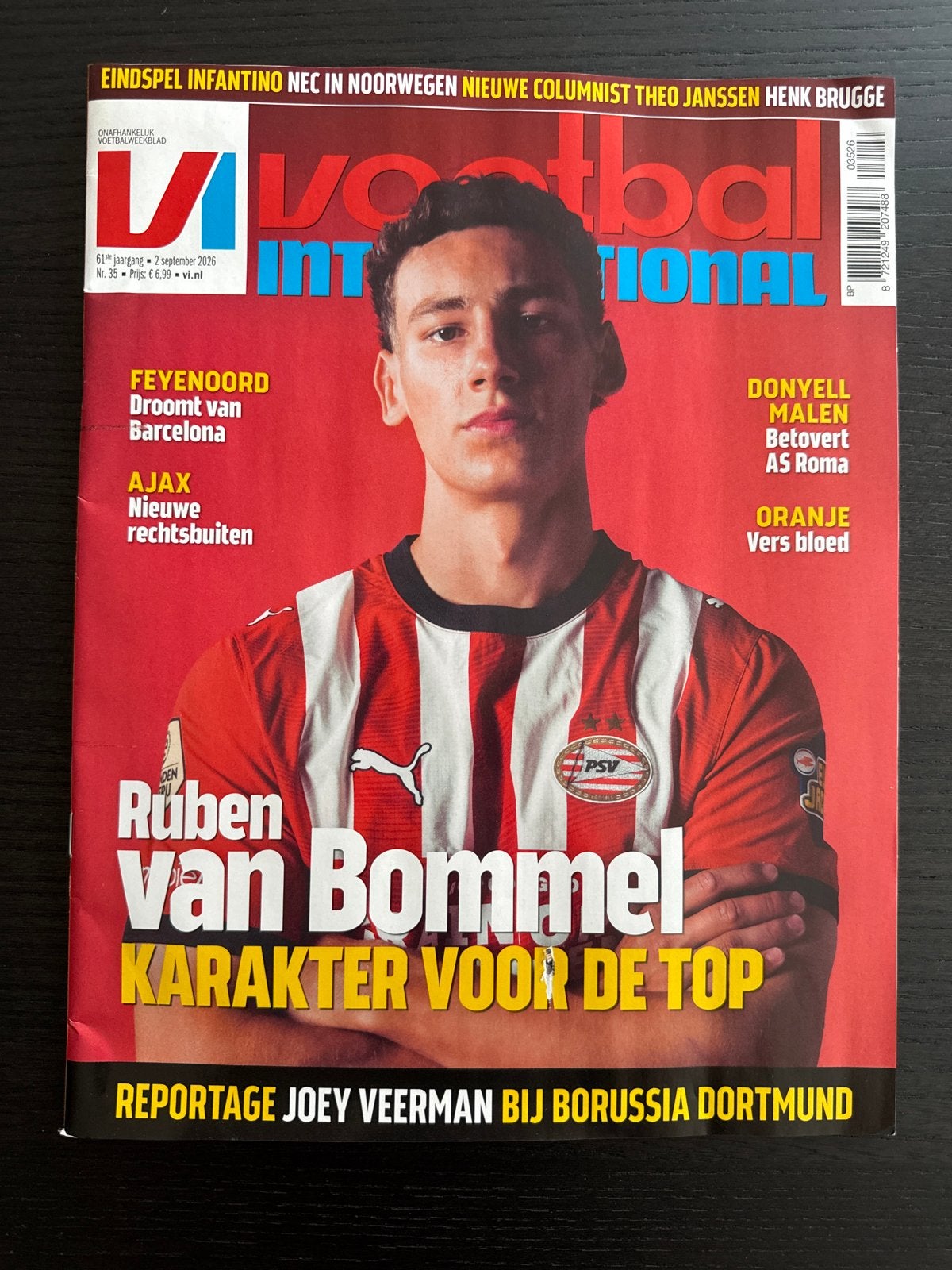 Voetbal International - Ruben van Bommel - 2 sep 2026, Ophalen of Verzenden, Zo goed als nieuw, Sport en Vrije tijd