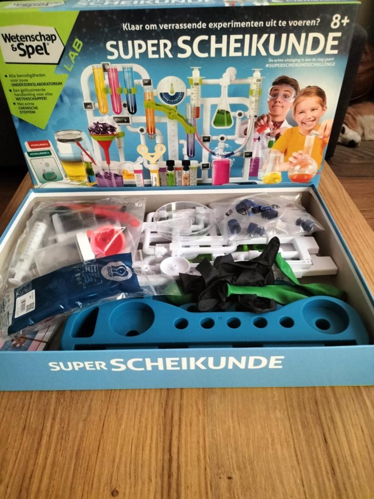 Wetenschap & Spel Super Scheikunde Lab - Nieuw & Compleet, Kinderen en Baby's, Speelgoed | Educatief en Creatief, Ophalen of Verzenden