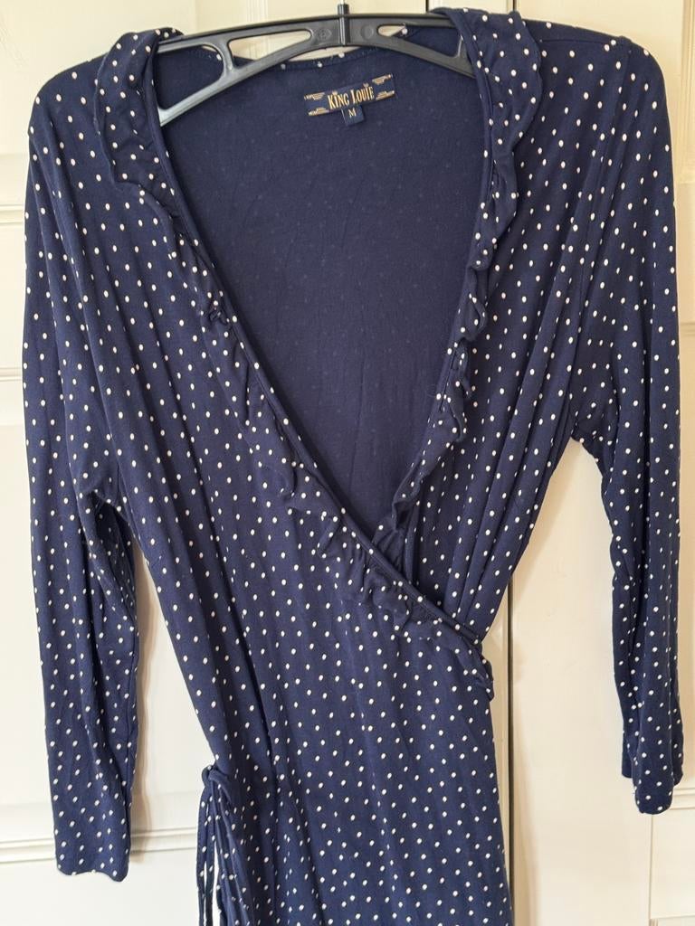 Wikkeljurk King Louie mt M, Maat 38/40 (M), Blauw, Ophalen of Verzenden, Zo goed als nieuw