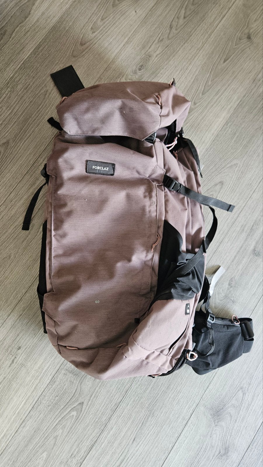 Forclaz Trek 500 60L Wandelrugzak - Zo goed als nieuw, Forclaz, Ophalen of Verzenden, Zo goed als nieuw