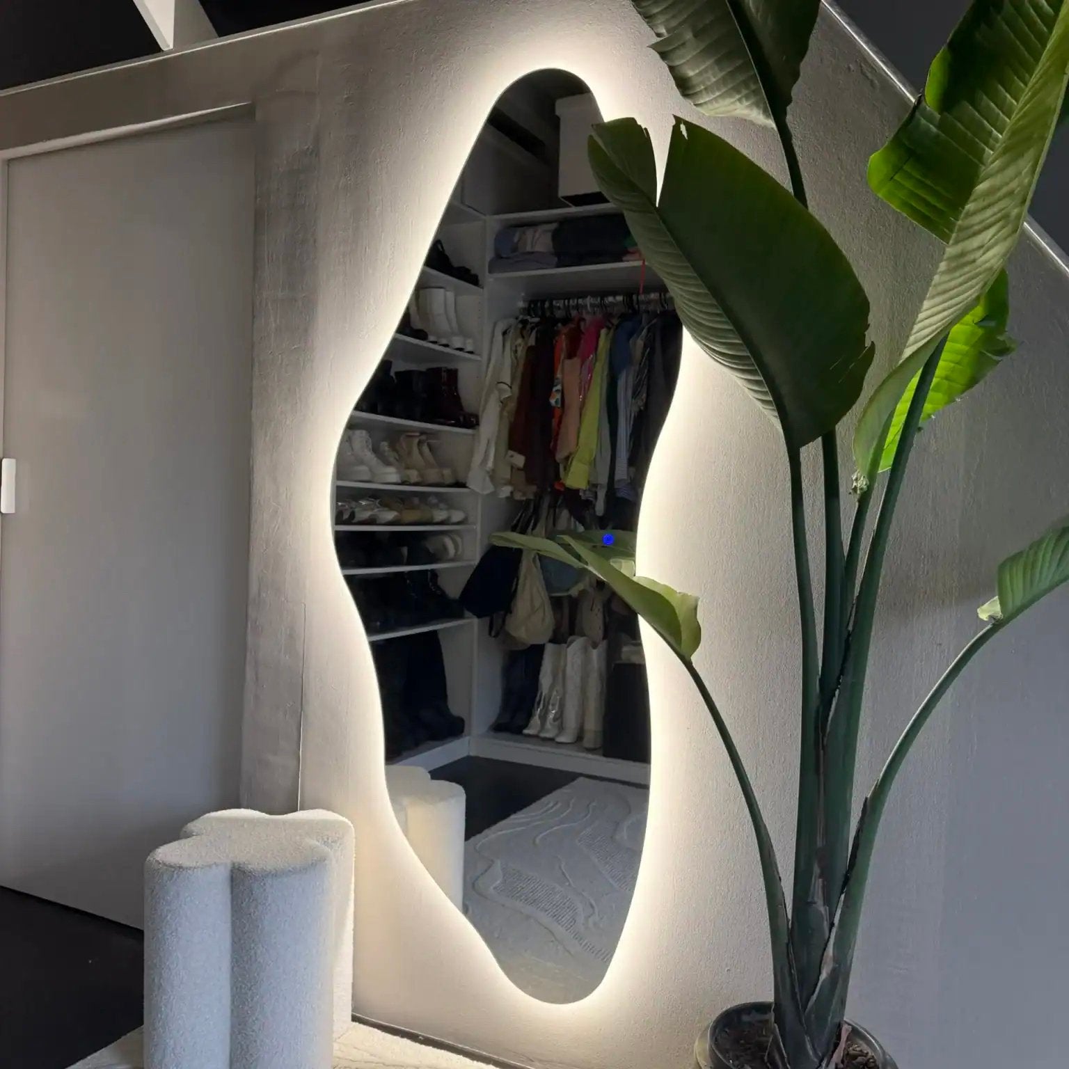 2x Orga LED Spiegels 180x80cm | Zo goed als nieuw, Ophalen, Zo goed als nieuw, 75 tot 100 cm, Overige vormen