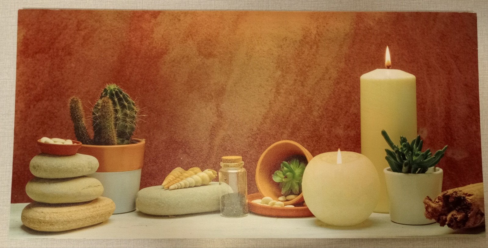 Canvas Schilderij met LED Verlichting 38 x 78 cm, Ophalen, Nieuw, Schilderij, 75 tot 100 cm
