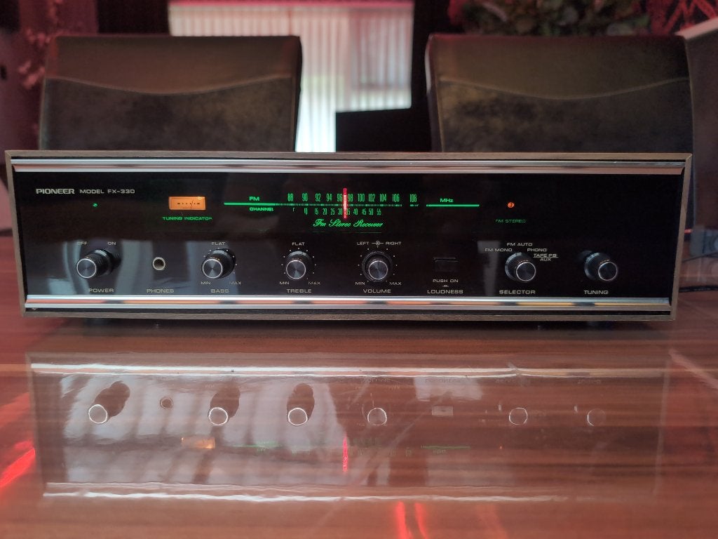 Mooie Pioneer FX330 Am/Fm Versterker Vintage ,70s, Refurbished, Ophalen of Verzenden, Pioneer, Minder dan 60 watt