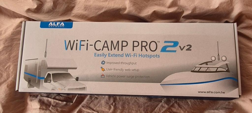 Alfa WiFi-CAMP PRO 2v2 Hotspot Extender - Zo goed als nieuw, Ophalen of Verzenden, Zo goed als nieuw, Alfa Network
