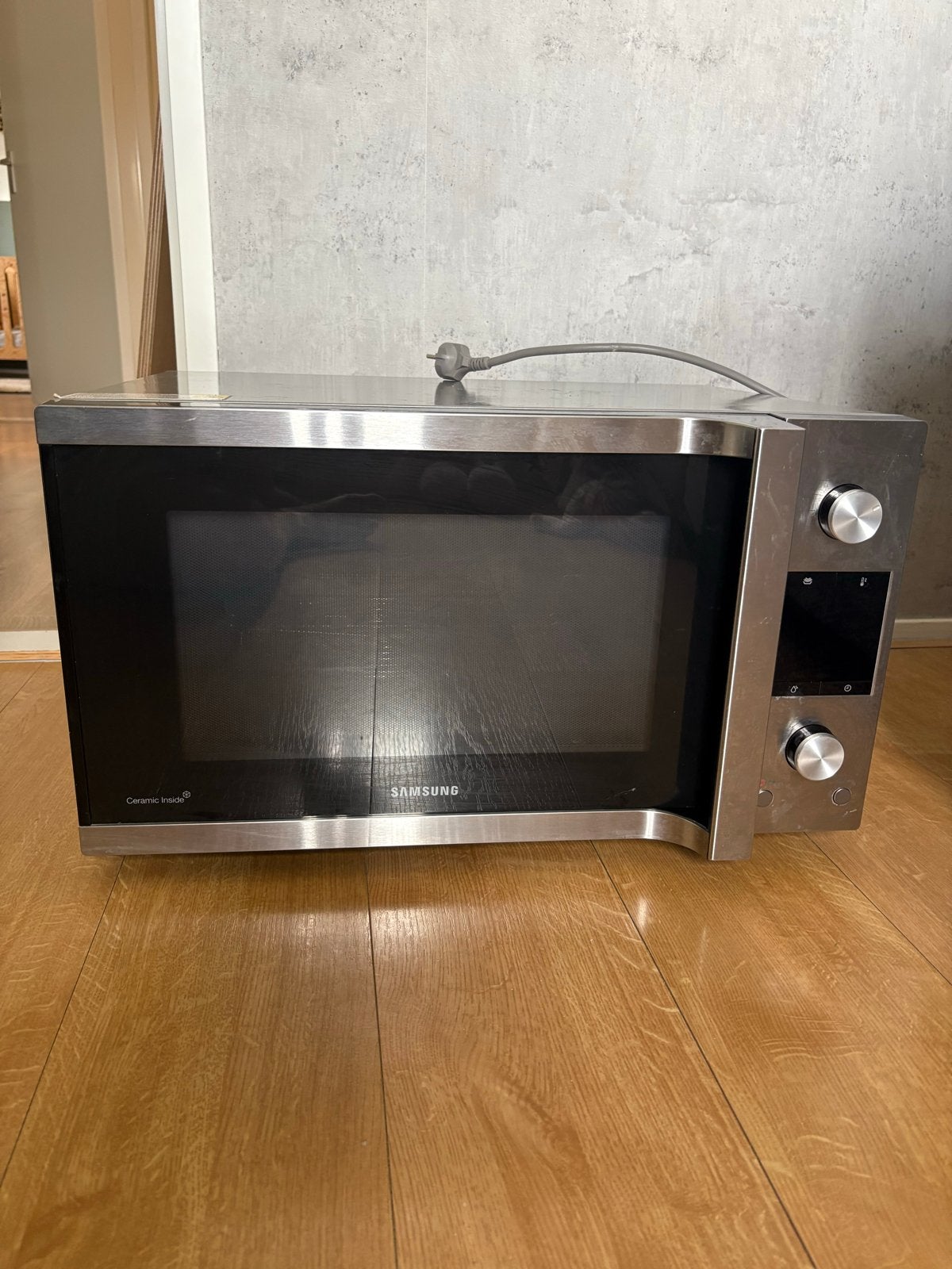 Ruime Samsung combimagnetron 45L - Gebruikt, Ophalen, Combimagnetron, Gebruikt, Grill