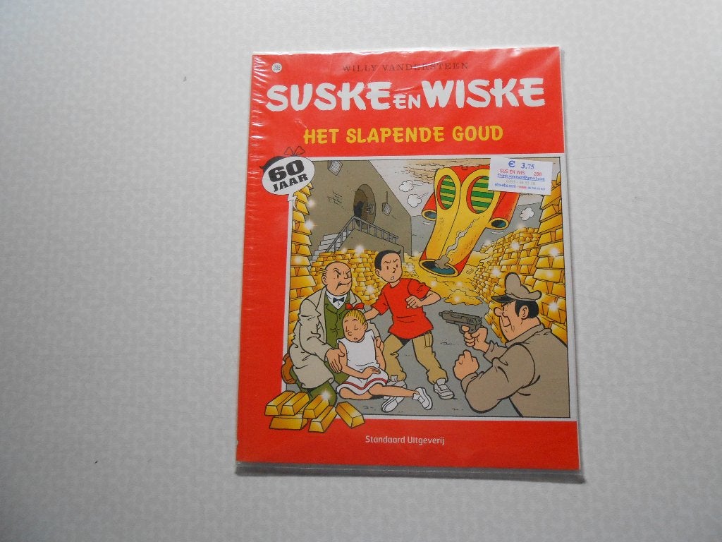 suske en wiske 288 Het slapende goud 2005 1 ste druk., Willy Vandersteen, Eén stripboek, Nieuw, Ophalen of Verzenden