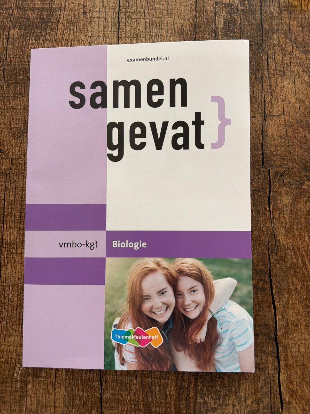 Samengevat Biologie vmbo-kgt Examenbundel ThiemeMeulenhoff, Boeken, Schoolboeken, Ophalen of Verzenden, Gelezen, VMBO, Biologie