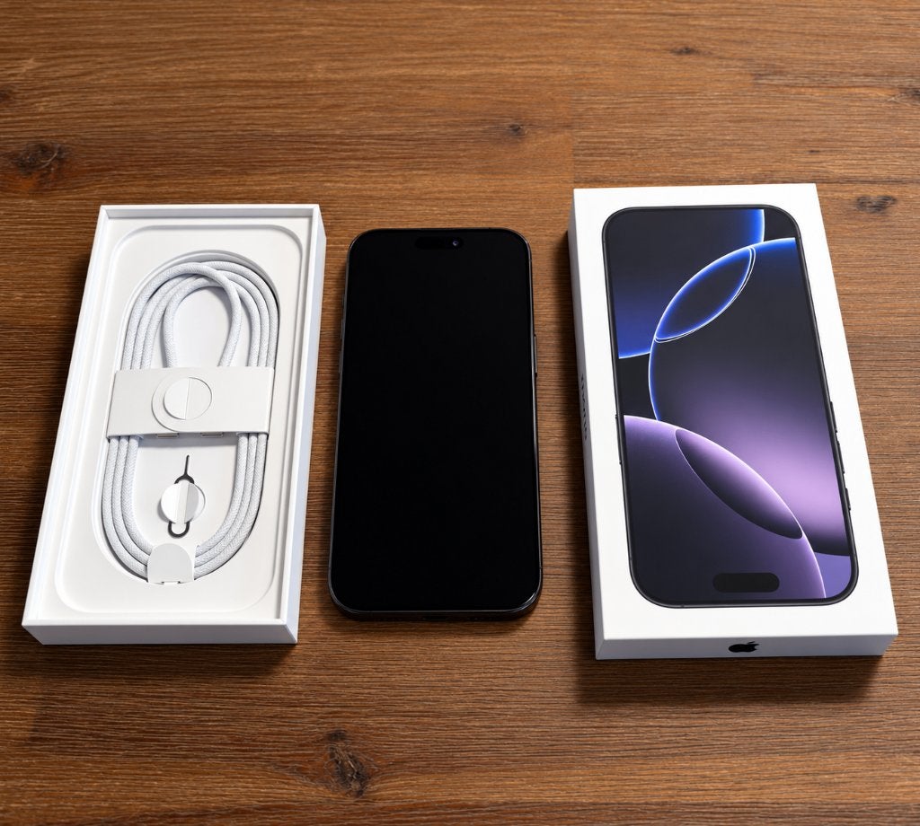 iPhone 16 Pro 512GB "Titanium Black", Telecommunicatie, IPhone 16 Pro, Zwart, Ophalen of Verzenden, Zo goed als nieuw